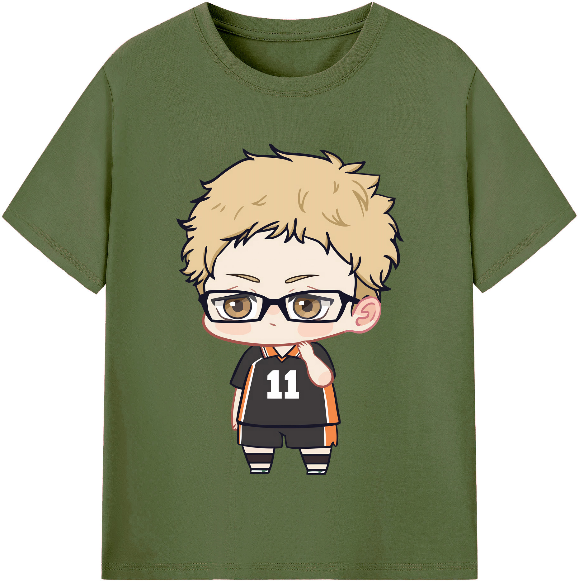 （画像用） ハイキュー!! Haikyu!! 綿100％半袖Tシャツ（フロントプリント）